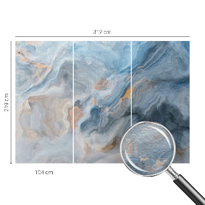 Premium fotobehang met kleurrijke abstracties als print