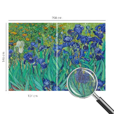 Kwalitatief fotobehang met tuinbloemen