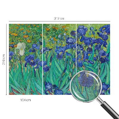 Kwalitatief fotobehang met tuinbloemen