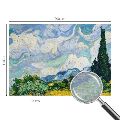 Hoogwaardig fotobehang met een expressief wolkenmotief