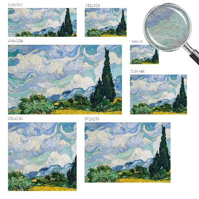 Hoogwaardig fotobehang met een expressief wolkenmotief
