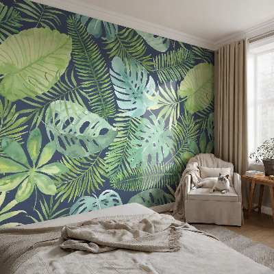 Vlies fotobehang Tropische bladeren