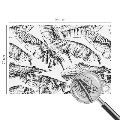 Vliesbehang fotobehang Bananenbladeren