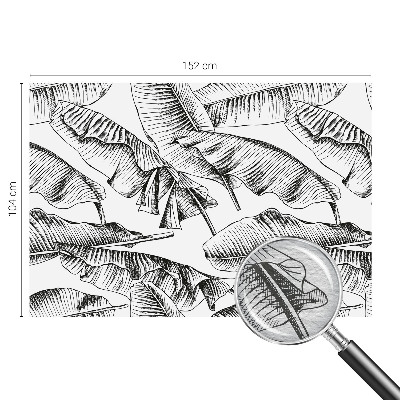 Vliesbehang fotobehang Bananenbladeren