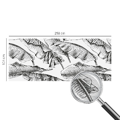 Vliesbehang fotobehang Bananenbladeren