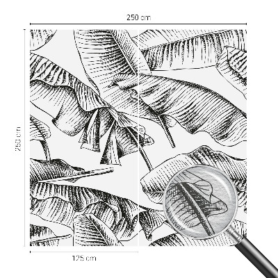 Vliesbehang fotobehang Bananenbladeren