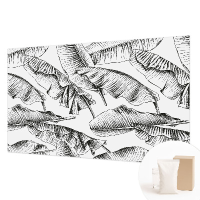 Vliesbehang fotobehang Bananenbladeren