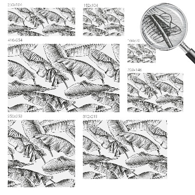 Vliesbehang fotobehang Bananenbladeren