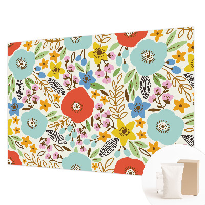 Fotobehang vlies Bloemenpatroon