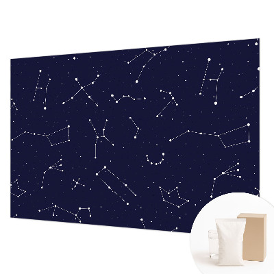 Behang met print met een astrohemel-print