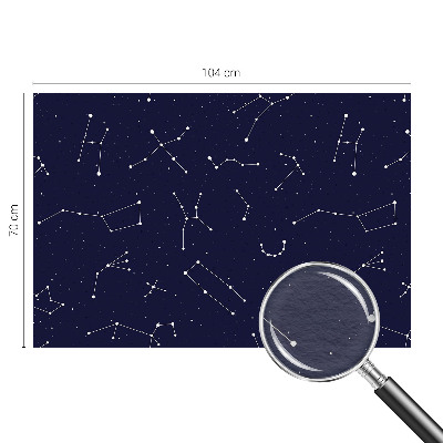 Behang met print met een astrohemel-print