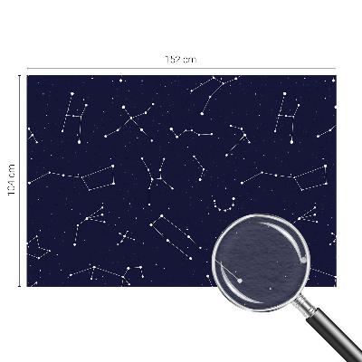 Behang met print met een astrohemel-print