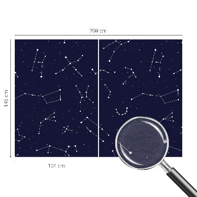 Behang met print Astro Sky