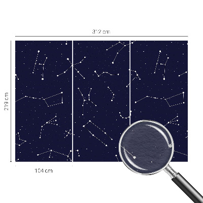 Behang met print Astro Sky