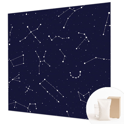 Behang met print met een astrohemel-print