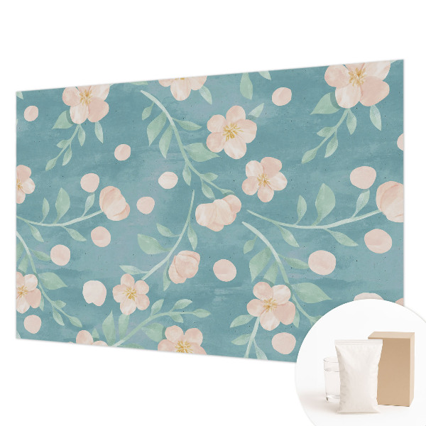 Foto behang op maat Bloemige elegantie