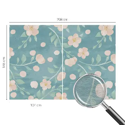 Foto behang op maat met een bloemig en elegant motief