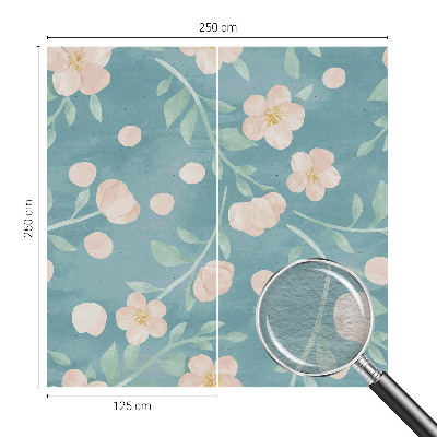 Foto behang op maat Bloemige elegantie