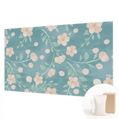 Foto behang op maat met een bloemig en elegant motief