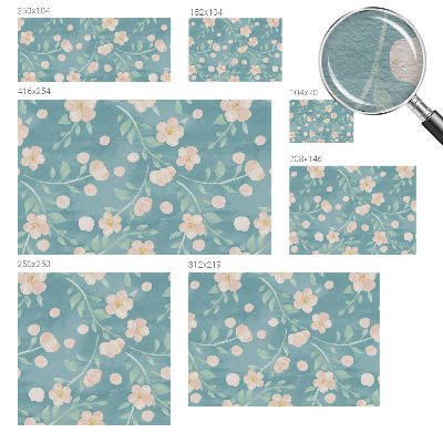 Foto behang op maat Bloemige elegantie