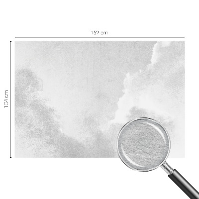 Fotobehang naadloos met een subtiel wolkenmotief