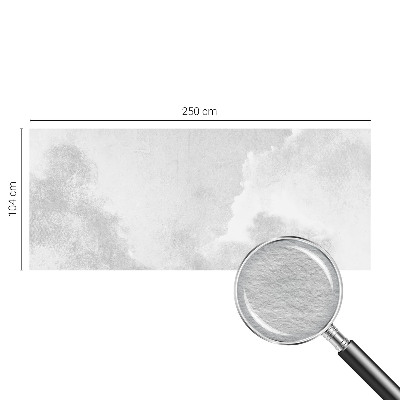 Fotobehang naadloos met een subtiel wolkenmotief