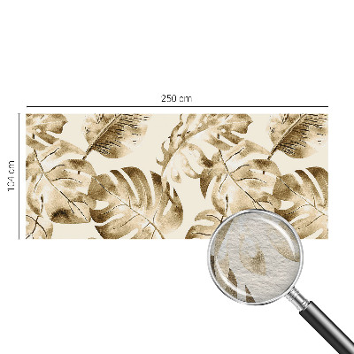 Naadloos fotobehang met een exotische bloemen- en plantenprint
