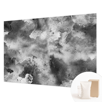 Fotobehang slaapkamer Grijze wolken