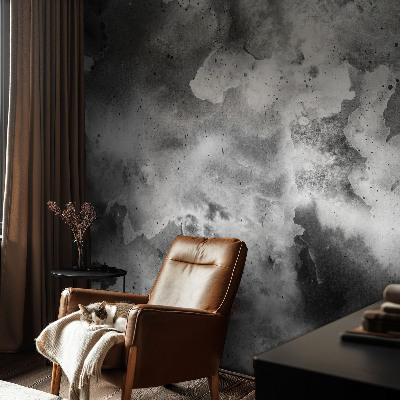 Fotobehang slaapkamer Grijze wolken