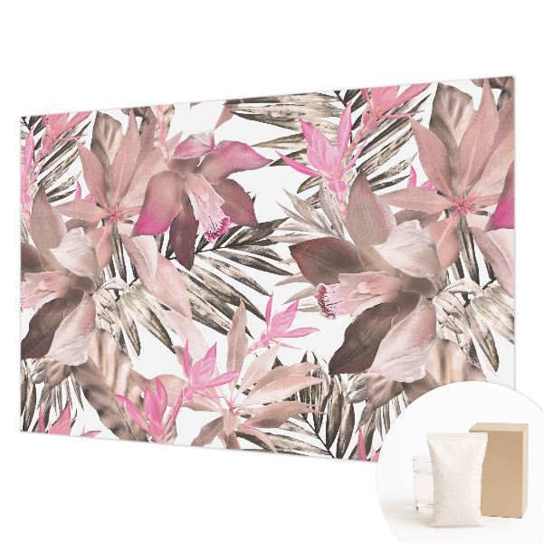 Fotobehang voor slaapkamer Exotische bloemen