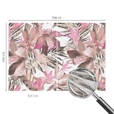 Fotobehang voor slaapkamer Exotische bloemen