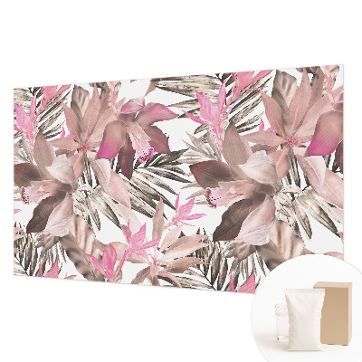 Fotobehang voor slaapkamer Exotische bloemen