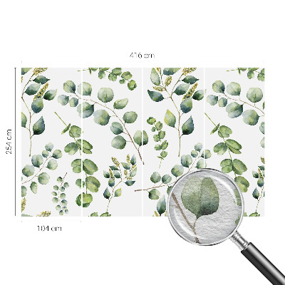 Modern fotobehang Groene bladeren