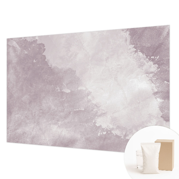 Fotobehang voor de slaapkamer Paarse abstractie