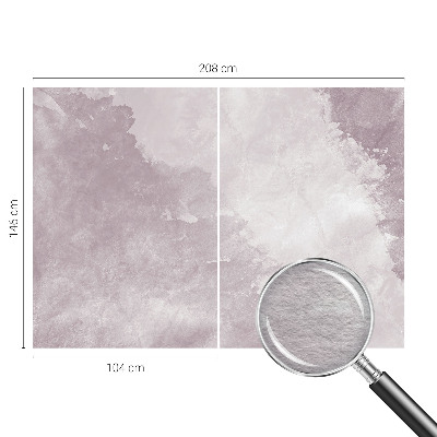 Fotobehang voor de slaapkamer Paarse abstractie