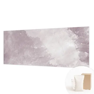 Fotobehang voor de slaapkamer met een paarse abstracte print
