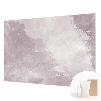 Fotobehang voor de slaapkamer Paarse abstractie