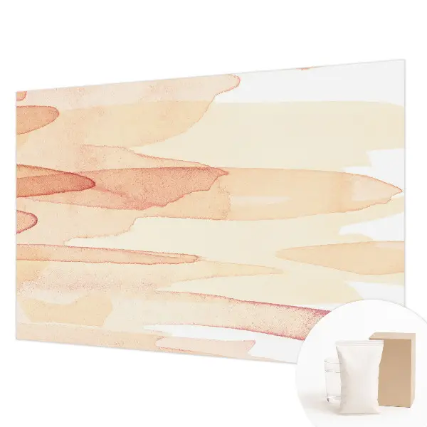 Modern fotobehang voor de woonkamer met pastelstrepen als decoratief patroon