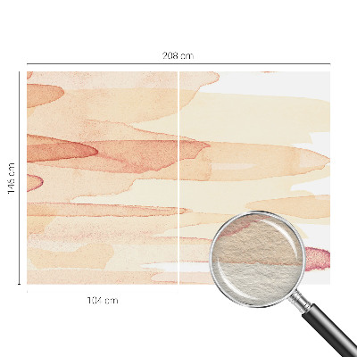 Modern fotobehang voor de woonkamer Pastelstreken