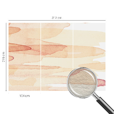 Modern fotobehang voor de woonkamer Pastelstreken