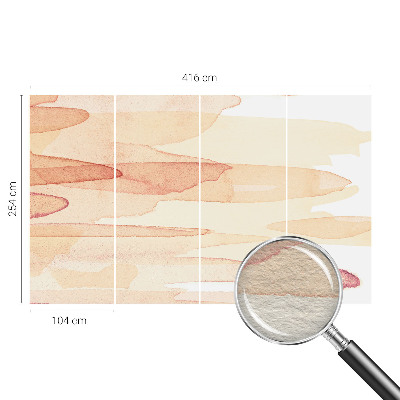 Modern fotobehang voor de woonkamer Pastelstreken