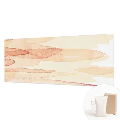 Modern fotobehang voor de woonkamer met pastelstrepen als decoratief patroon