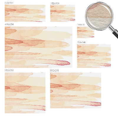 Modern fotobehang voor de woonkamer Pastelstreken