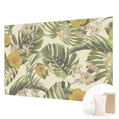 Hoogwaardig fotobehang met een motief van exotische flora