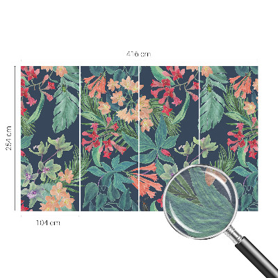 Kwalitatief fotobehang Tropische bloemen