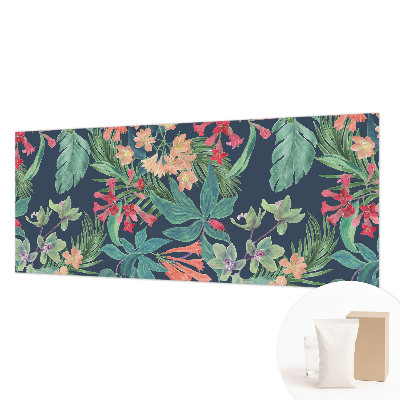 Kwalitatief fotobehang met een print van tropische bloemen