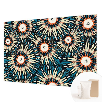 Fotobehang vliesbehang met bloemmotief