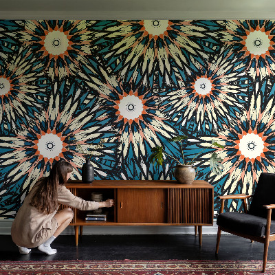 Fotobehang vliesbehang Bloemenergie