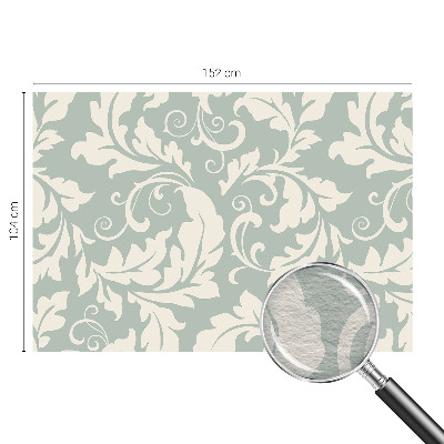 Vliesbehang fotobehang Decoratieve bladeren