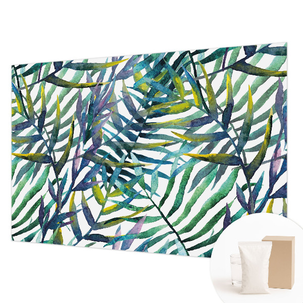 Vlies fotobehang op maat Exotische vegetatie